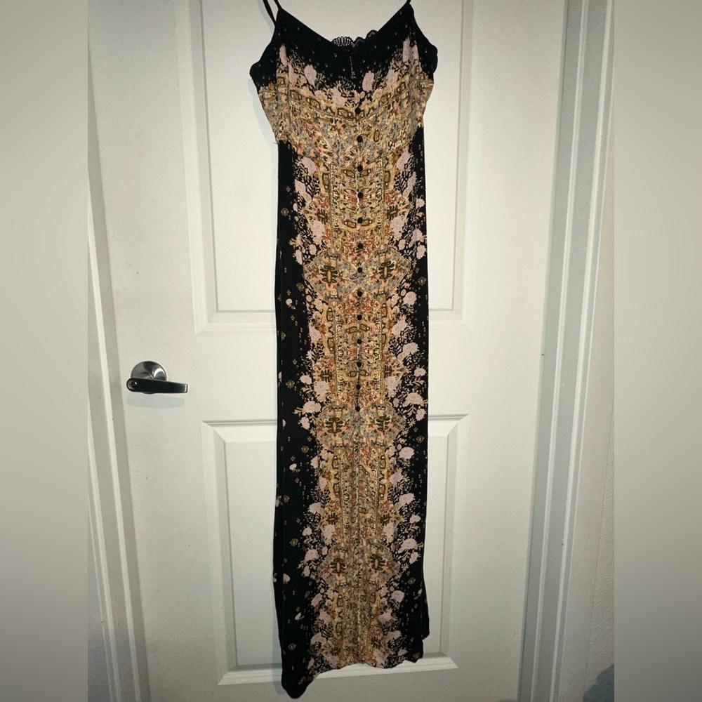 Intimately free people black slip dress